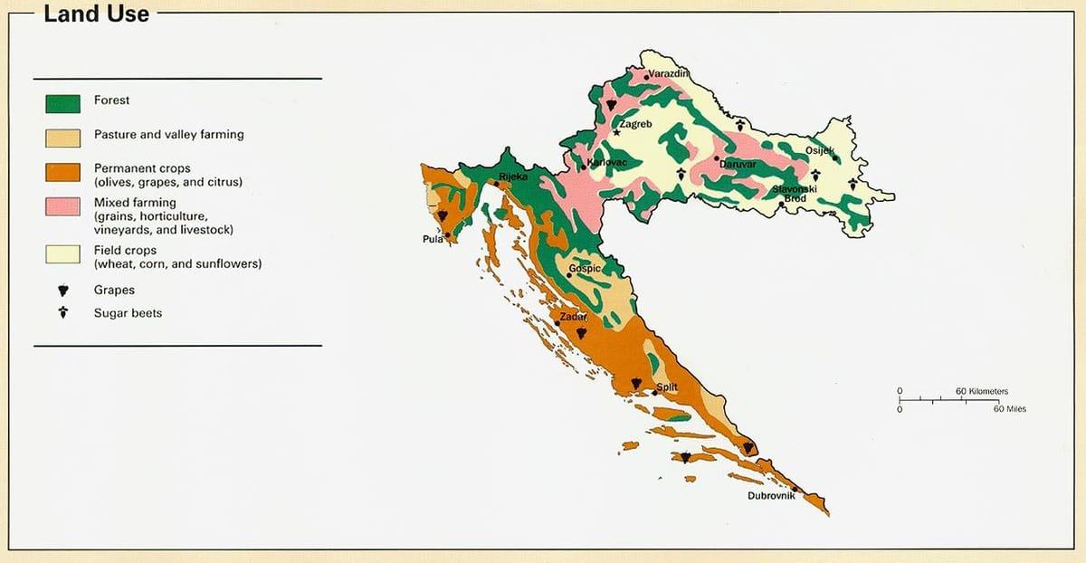 peta croatia iklim
