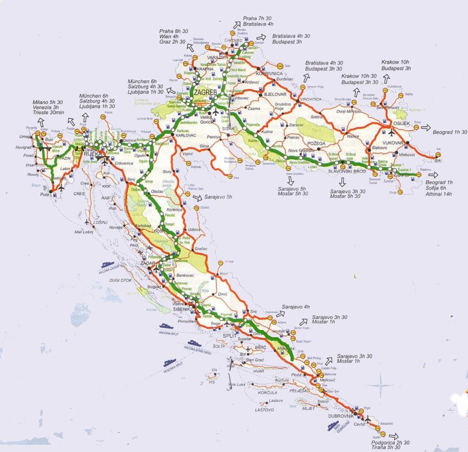 peta croatia road trip