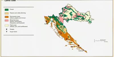 Peta croatia iklim