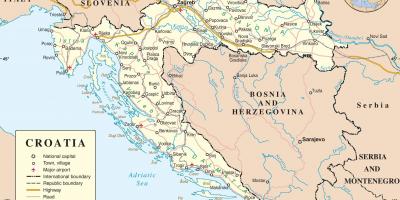 Memandu peta croatia