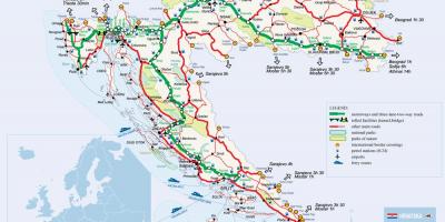 Peta kereta api croatia