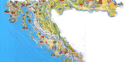 Croatia tarikan peta