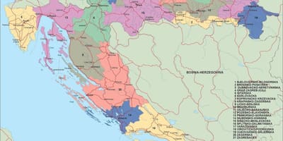Peta croatia politik 